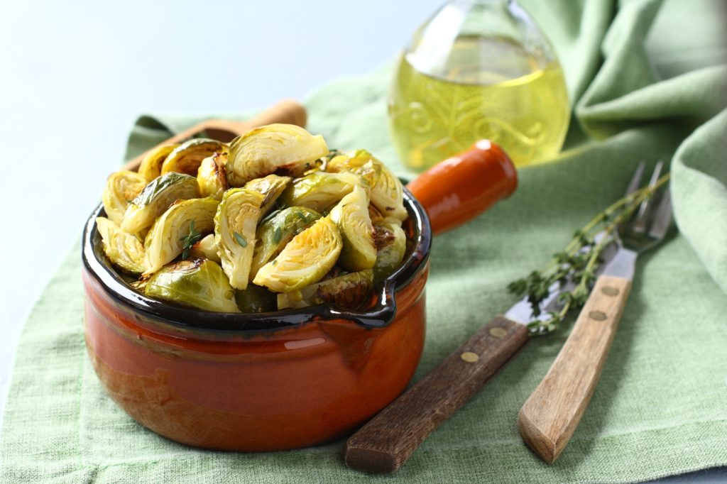 Recipe: Brussels sprouts with garlic butter