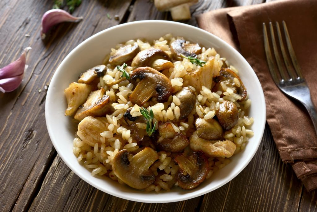 The fabulous fungi: Mushroom Risotto in the Instant Pot